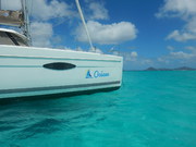 croisière sur le catamaran Océane, bateau d'hôtes dans les Antilles
