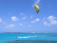 Kite dans les lagons des Grenadines