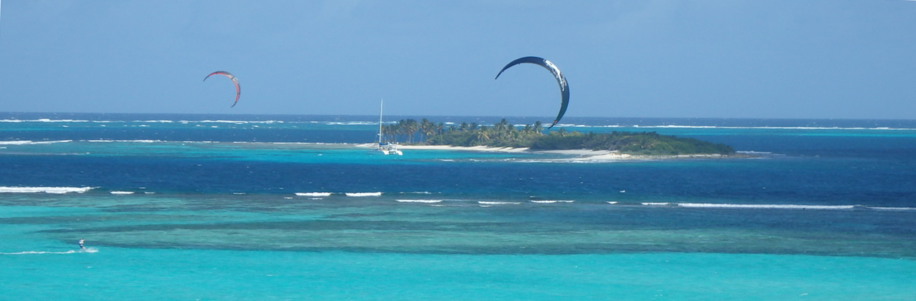 "croisière kite et catamaran sur Océane dans les Grenadines"